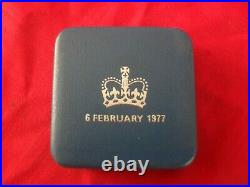 1977 Solid Silver 0.925 Jubilee Coin Boxes X 55 Royal Mint U. K @ 4.00 Each