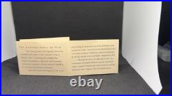 1980s Solid Silver 800 Ingot Leaning Tower of Pisa 0.88 oz Birmingham Box & COA