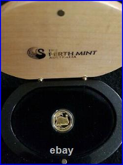 1/10 99.99 Solid gold Perth Mint 2008' Year of the Mouse' Proof