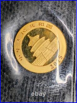 1/20 Oz Gold Panda Coin 2015 999.9 Fine Bullion Solid 24ct Sealed Mint 20 Yuan