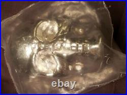 1/2 Kilo. 500g YPS 3D 999 Solid Silver SKULL Yeager's Poured Silver FREE SHIP