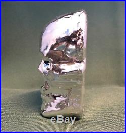 1/2 Kilo YPS 3D 999 Fine Solid Silver SKULL Yeager's Poured Silver Hand poured