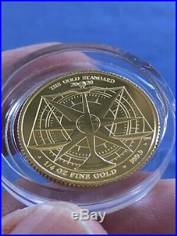 1/4 Oz Solid. 9999 24ct Gold 2020 The Gold Standard Royal Mint Coin