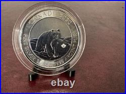 1.5 oz 9999 fine Solid Silver coin Arctic Bear Royal Canadian Mint $5CAD