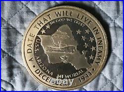 1 AVD Pound of Solid. 999 Silver Honoring Pearl Harbor -T