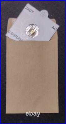 1 Gram Solid 24ct Gold Bars 999.9 Pure Fine Bullion AU Nugget x 2