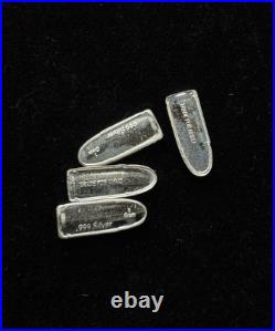 1 Gram Solid Silver Bullet. 999 Fine Lot Of 25