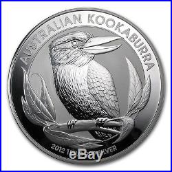 1 KG Kilo 2012 Solid Silver Australian Kookaburra Coin. 999 Fine Brand New