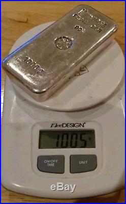 1 Kg Silver bullion bar Heraeus 100 % genuine solid silver investment one kilo