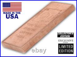 1 Kilo 2.3lb Copper Bar 36oz 999 Fine Bullion Ingot 5-10-20 Silver Alternative 2
