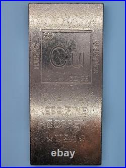 1 Kilo 2.3lb Copper Bar 36oz 999 Fine Bullion Ingot 5-10-20 Silver Alternative 2