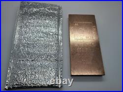 1 Kilo 2.3lb Copper Bar 36oz 999 Fine Bullion Ingot 5-10-20 Silver Alternative 2