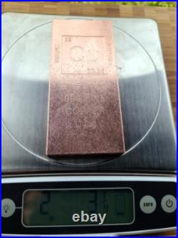 1 Kilo 2.3lb Copper Bar 36oz 999 Fine Bullion Ingot 5-10-20 Silver Alternative 2