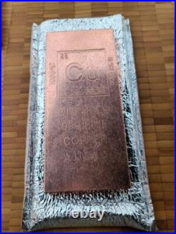1 Kilo 2.3lb Copper Bar 36oz 999 Fine Bullion Ingot 5-10-20 Silver Alternative 2