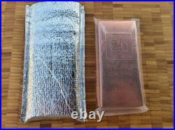 1 Kilo 2.3lb Copper Bar 36oz 999 Fine Bullion Ingot 5-10-20 Silver Alternative 2