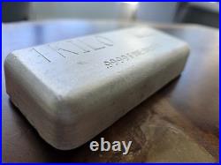 1 Kilo. 9999 Fine Silver Bar United Investment Bullion Poured Solid 4.25 x 1.75