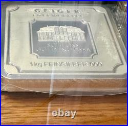 1 Kilo Silver Bar Geiger Edelmetalle (Original Square Series)