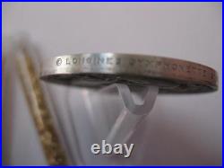 1+ Oz Longines Solid. Sterling Silver 1901 Walter Reed 3d High Relief Coin +gold