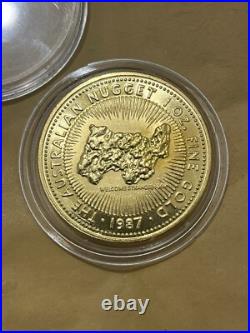 1 Oz Solid Gold Coin. 999 Australian Nugget