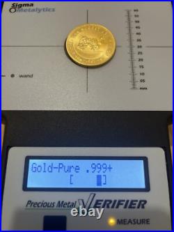 1 Oz Solid Gold Coin. 999 Australian Nugget