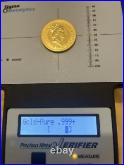 1 Oz Solid Gold Coin. 999 Australian Nugget
