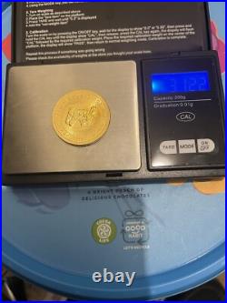 1 Oz Solid Gold Coin. 999 Australian Nugget