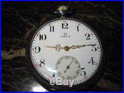 1. Solid Silver OMEGA GENEVE Pocket Watch. Working well