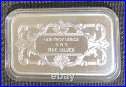 1 Troy Oz. 999 Fine Silver Art Bar Sexy Lady Solid