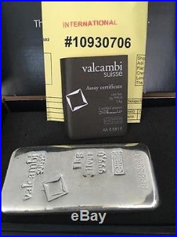 1 kilo Solid Silver Bar Suisse Made