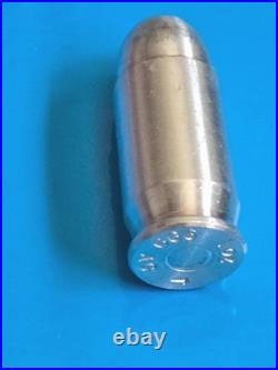 1 oz. 999 Fine Silver Bullet Bullion 1 Troy Ounce Solid Ag Uncertified