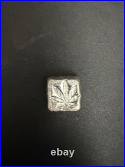 1 oz. 999 Fine Silver Square Bar MK Barz Mint COA California Maple Leaf 1 oz. 999 Fine Silver Square Bar MK Barz Mint COA California Maple Leaf