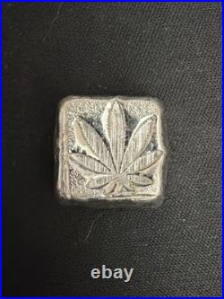 1 oz. 999 Fine Silver Square Bar MK Barz Mint COA California Maple Leaf