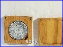 1 oz. 999 Fine Silver Zodiac Round Pisces In a Solid Wood Box