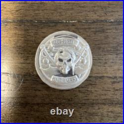 1 oz. 999 Silver Bar Hand Poured Solid Silver Bullion Square #A559