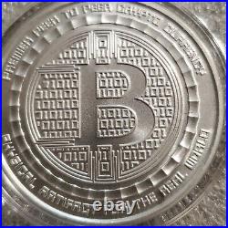 1 oz. 999 fine Solid Silver commemorative Bitcoin Guardian WithCOA Rare Digital AI