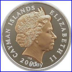 1 oz SOLID 925 SILVER PROOF COIN 22ct GOLD QE PORTRAIT CAPSULE ROYAL MINT CERTIF