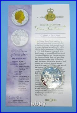 1 oz SOLID 925 SILVER PROOF COIN 22ct GOLD QE PORTRAIT CAPSULE ROYAL MINT CERTIF