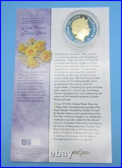 1 oz SOLID 925 SILVER PROOF COIN 22ct GOLD QE PORTRAIT CAPSULE ROYAL MINT CERTIF