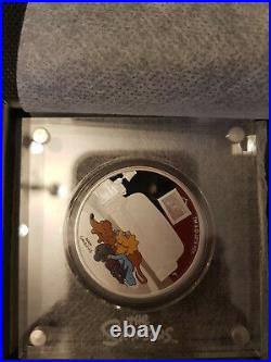 1 oz Solid Silver. 9999 PERTH MINT MAGGIE SIMPSON PROOF COIN