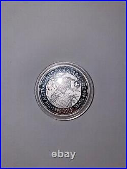 1 oz solid silver coin (Australian Kookaburra)