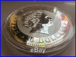 1kg Solid 999/1000 Royal Australian Mint 30 Dollars 2009 Silver Kookaburra Coin