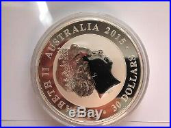 1kg Solid 999/1000 Silver Kookaburra Coin