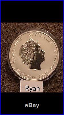 1kg Solid Silver Lunar Series, Tiger 2010.999 Fine Coin