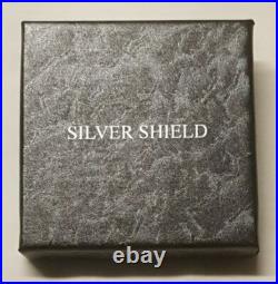 1oz 2021 Silver Shield Proof Square Matrix Round Coin #16 Sacred Geometry