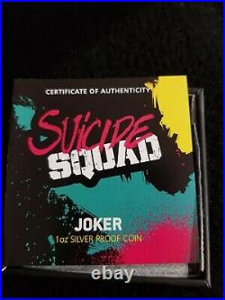 1oz. 9999 solid Silver Perth Mint Suicide Squad'The Joker