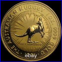 1oz Australia Gold Kangaroo Nugget Coin (1991) 1oz Australia Gold Kangaroo Nugget Coin (1991)