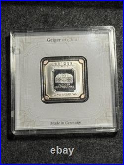 1oz GEIGER ASSAY SQUARE. 999
