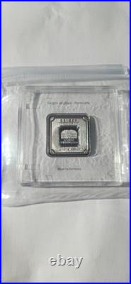 1oz Geiger. 999 Silver Square Minted Bar (In Capsule)