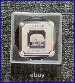 1oz Geiger Edelmetalle Silver Bar -Original Square Series in Capsule