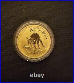 1oz Gold Coin 2022 Kangaroo Solid 1 Ounce 24ct Mint Pure 999. 1 oz Bullion 24k